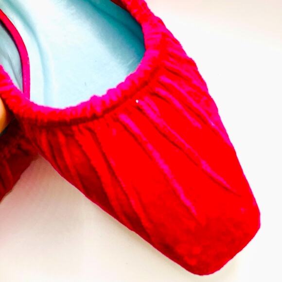 Frances Valentine Bright Pink Flats - Picture 4 of 8